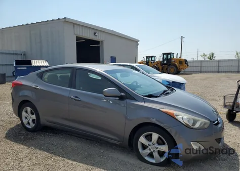 2012 Hyundai Elantra Gls from USA, damaged, VIN 5NPDH4AE1CH080606